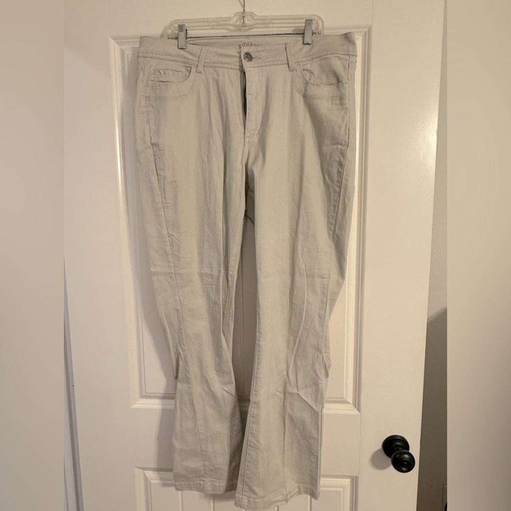 Cream pants